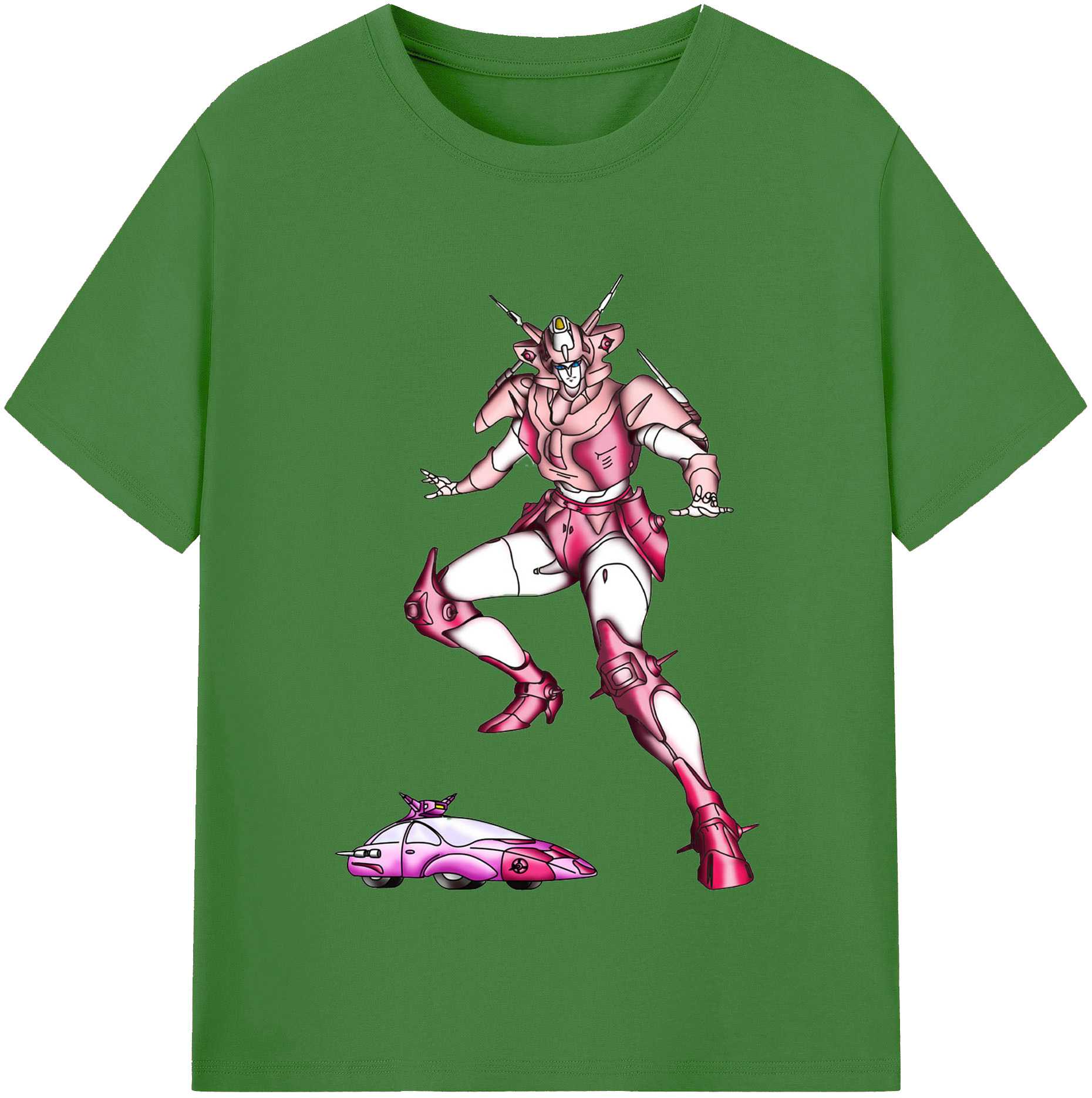 （画像用）  レディースカジュアルプリントTシャツ（綿100％）